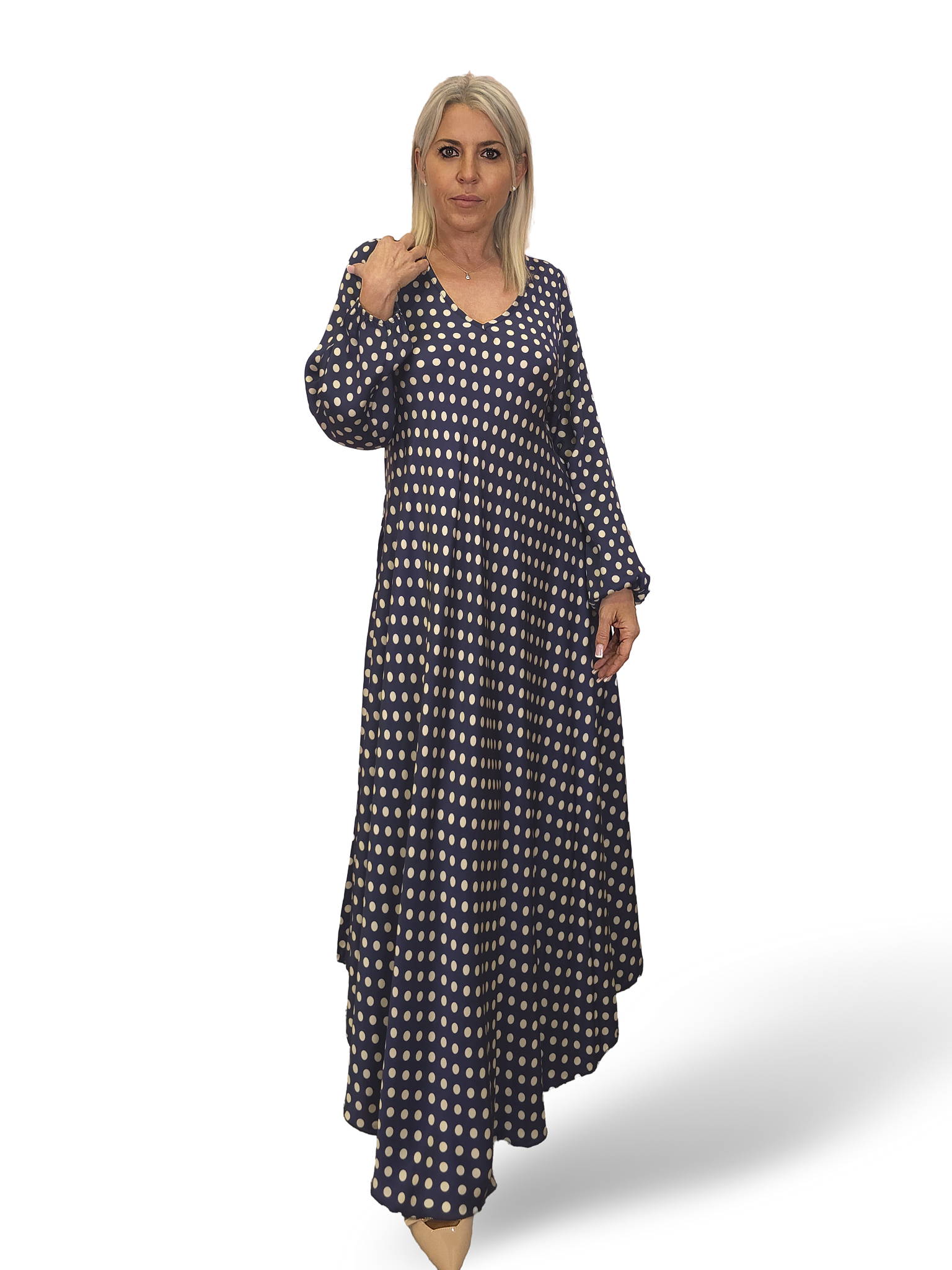 VESTIDO SEDA LUNARES GRANADA JOT