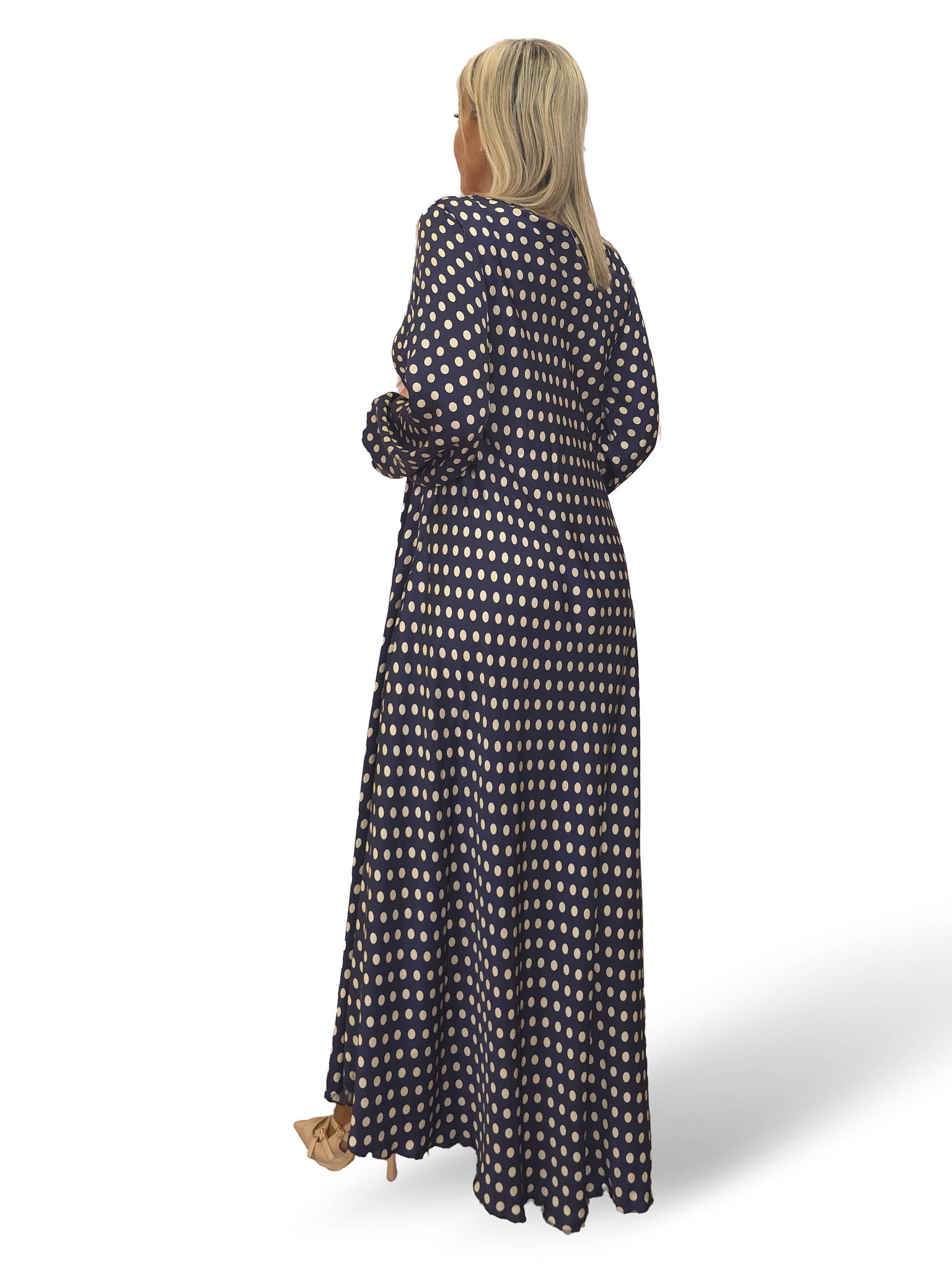 VESTIDO SEDA LUNARES GRANADA JOT