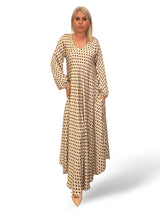 VESTIDO SEDA LUNARES GRANADA JOT