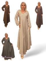 VESTIDO SEDA LUNARES GRANADA JOT