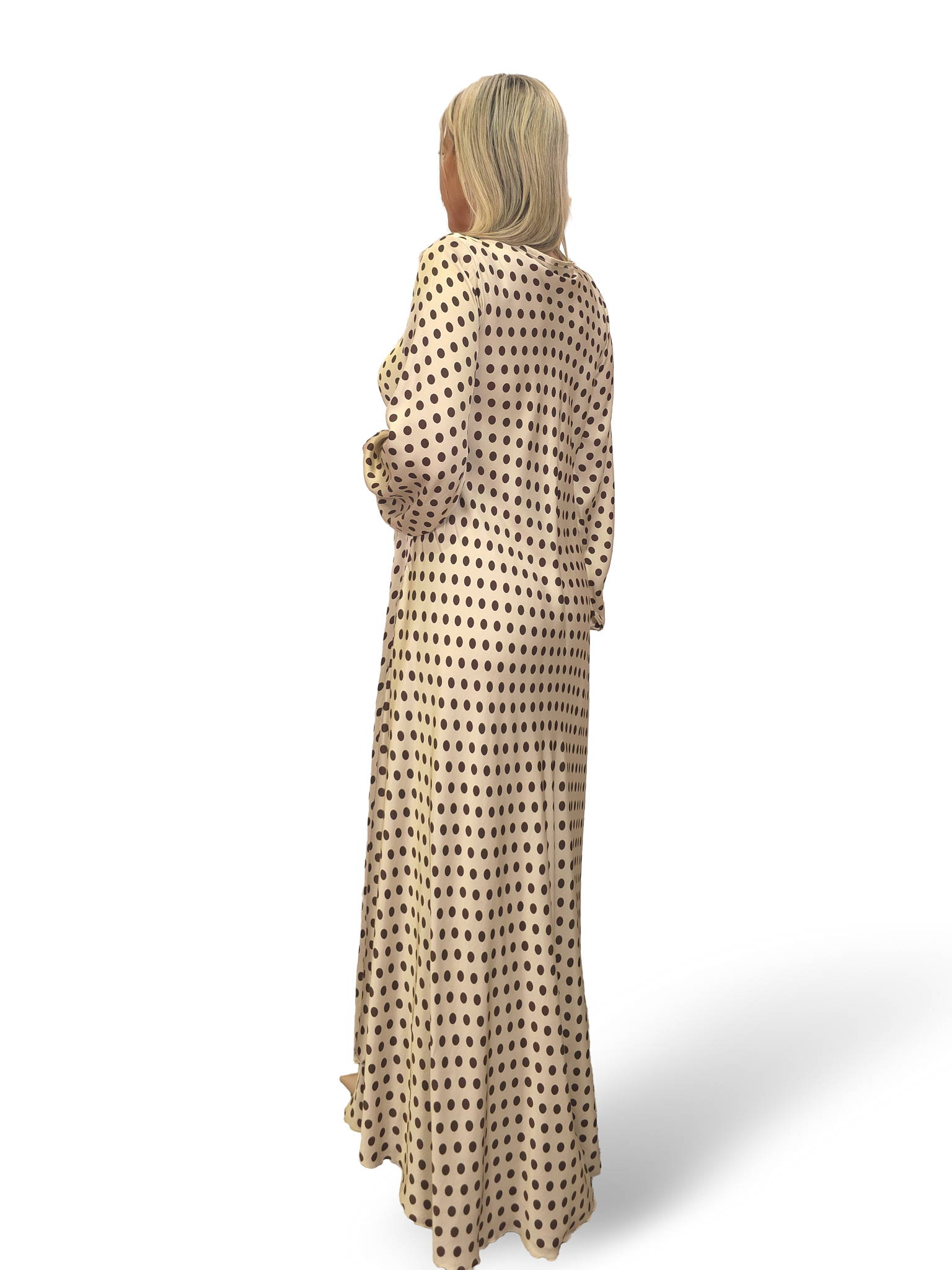 VESTIDO SEDA LUNARES GRANADA JOT