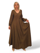 VESTIDO SEDA LUNARES GRANADA JOT