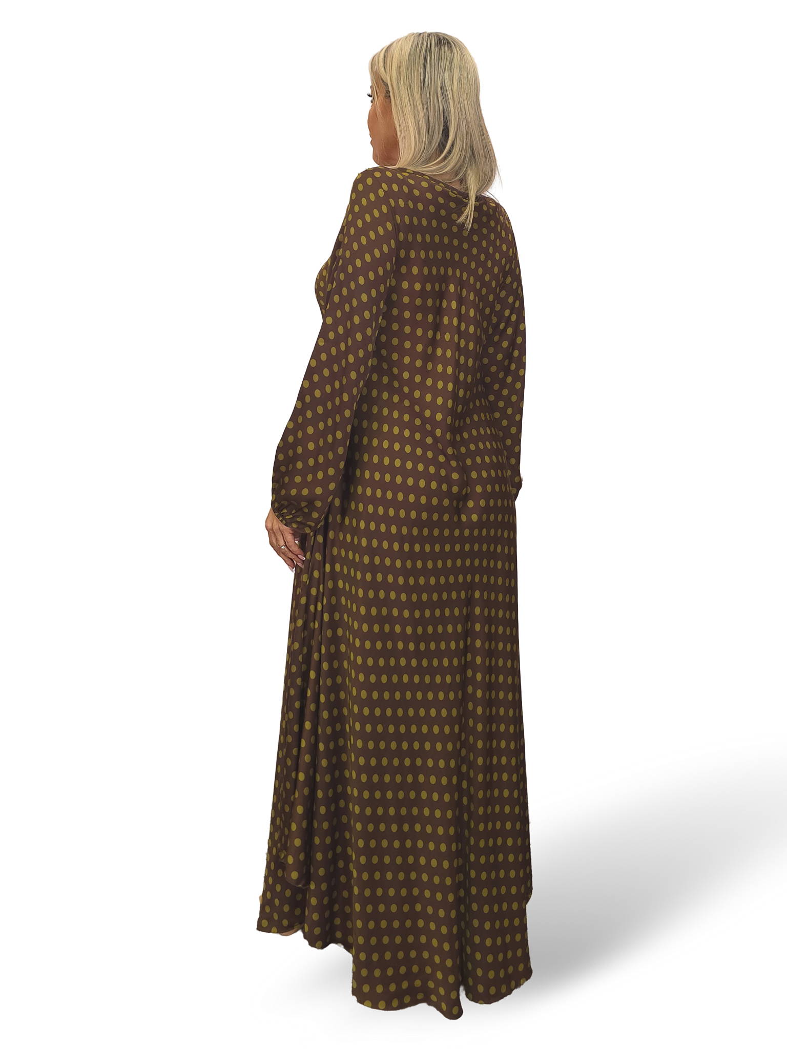 VESTIDO SEDA LUNARES GRANADA JOT