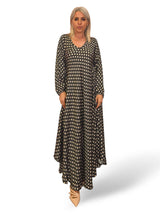 VESTIDO SEDA LUNARES GRANADA JOT