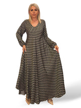 VESTIDO SEDA LUNARES GRANADA JOT