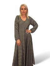 VESTIDO SEDA LUNARES GRANADA JOT