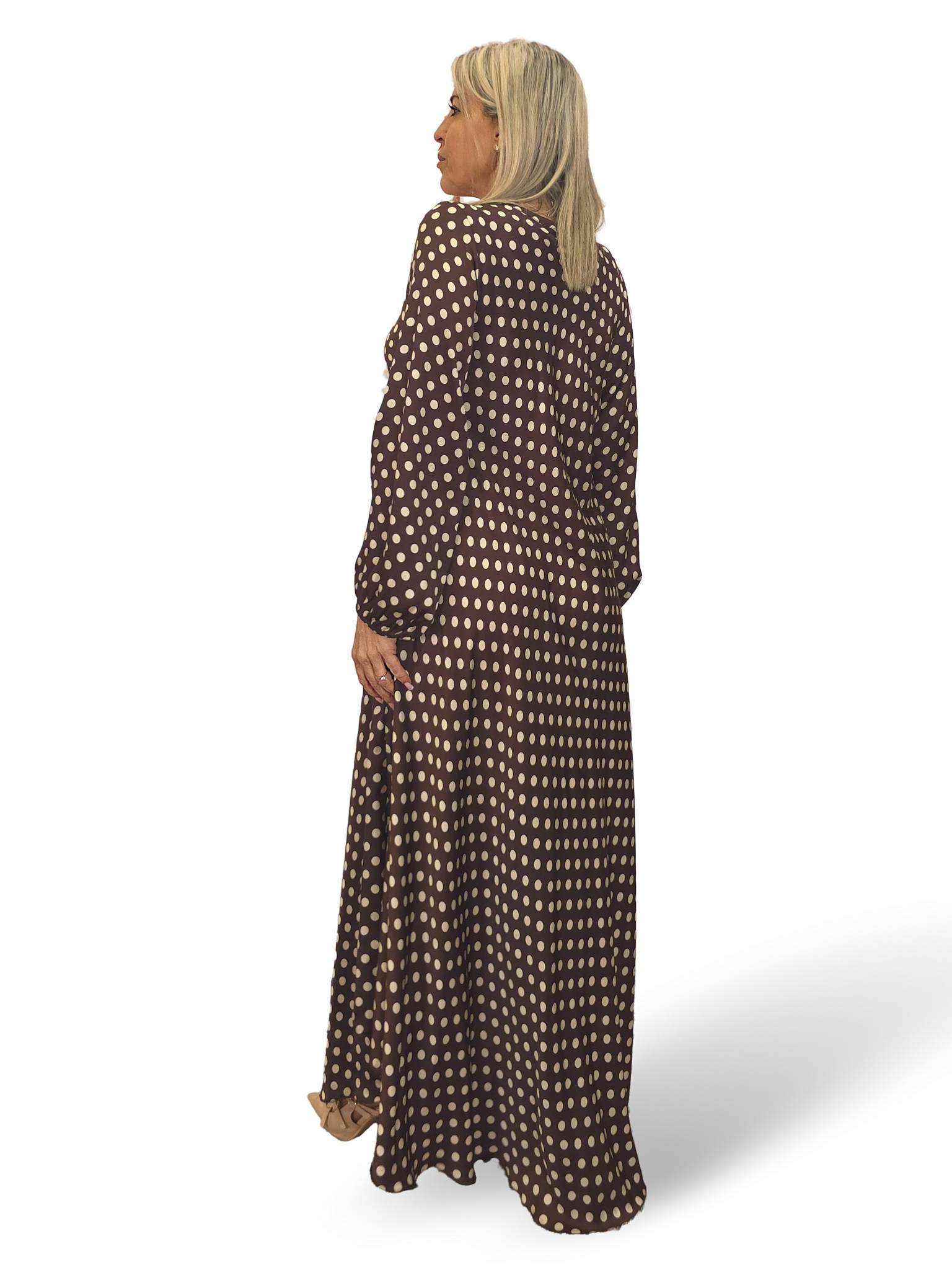 VESTIDO SEDA LUNARES GRANADA JOT