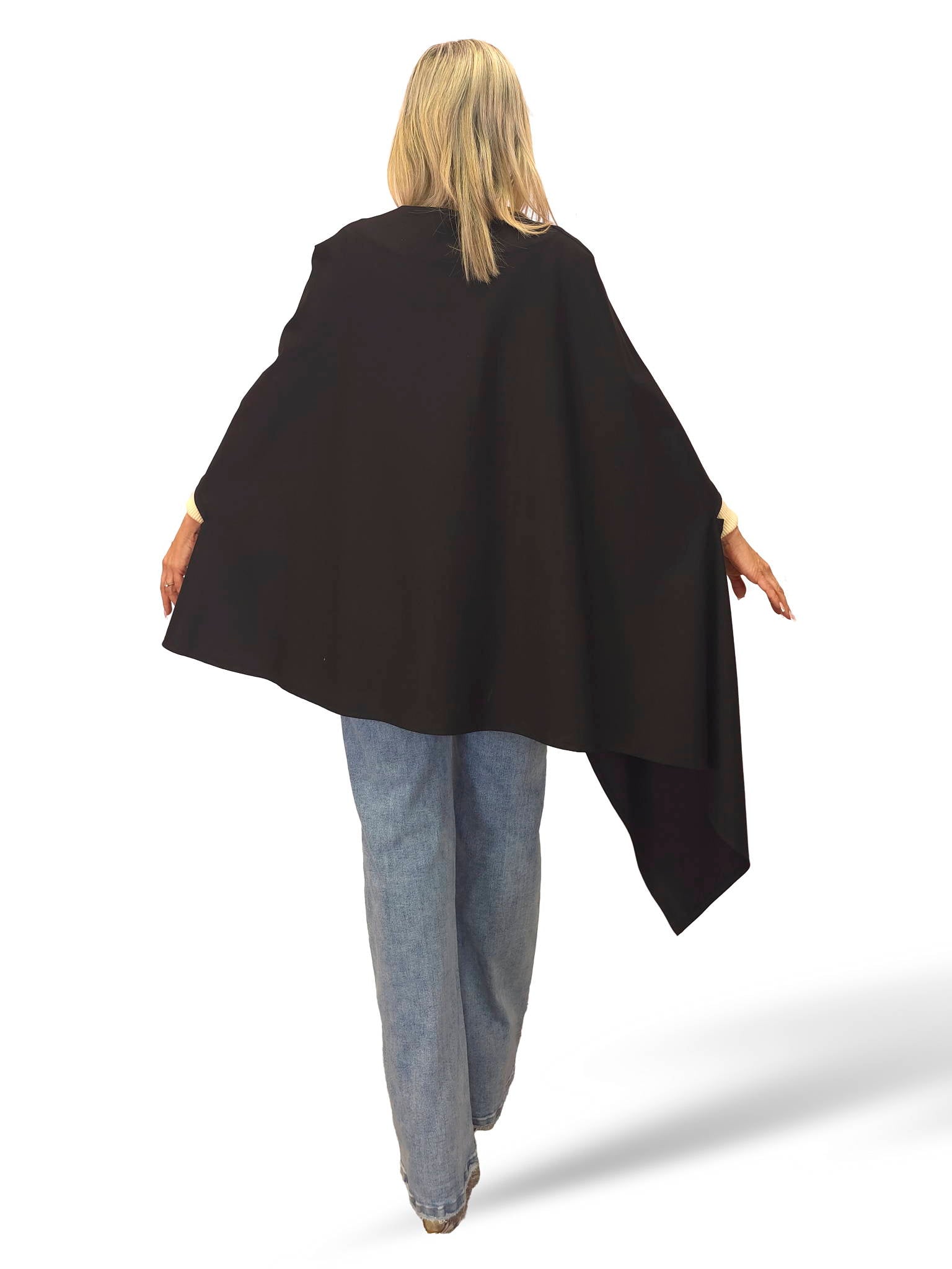 PONCHO ASIMETRICO PUNTO ROMA JOT