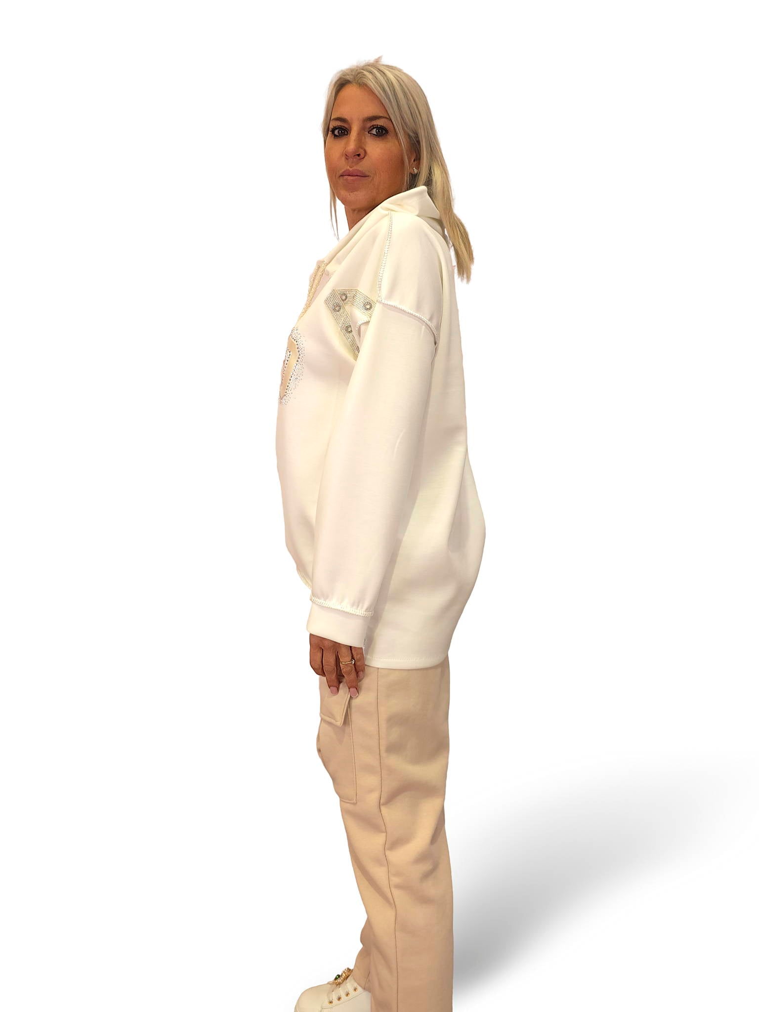 SUDADERA CIAO BRILLOS