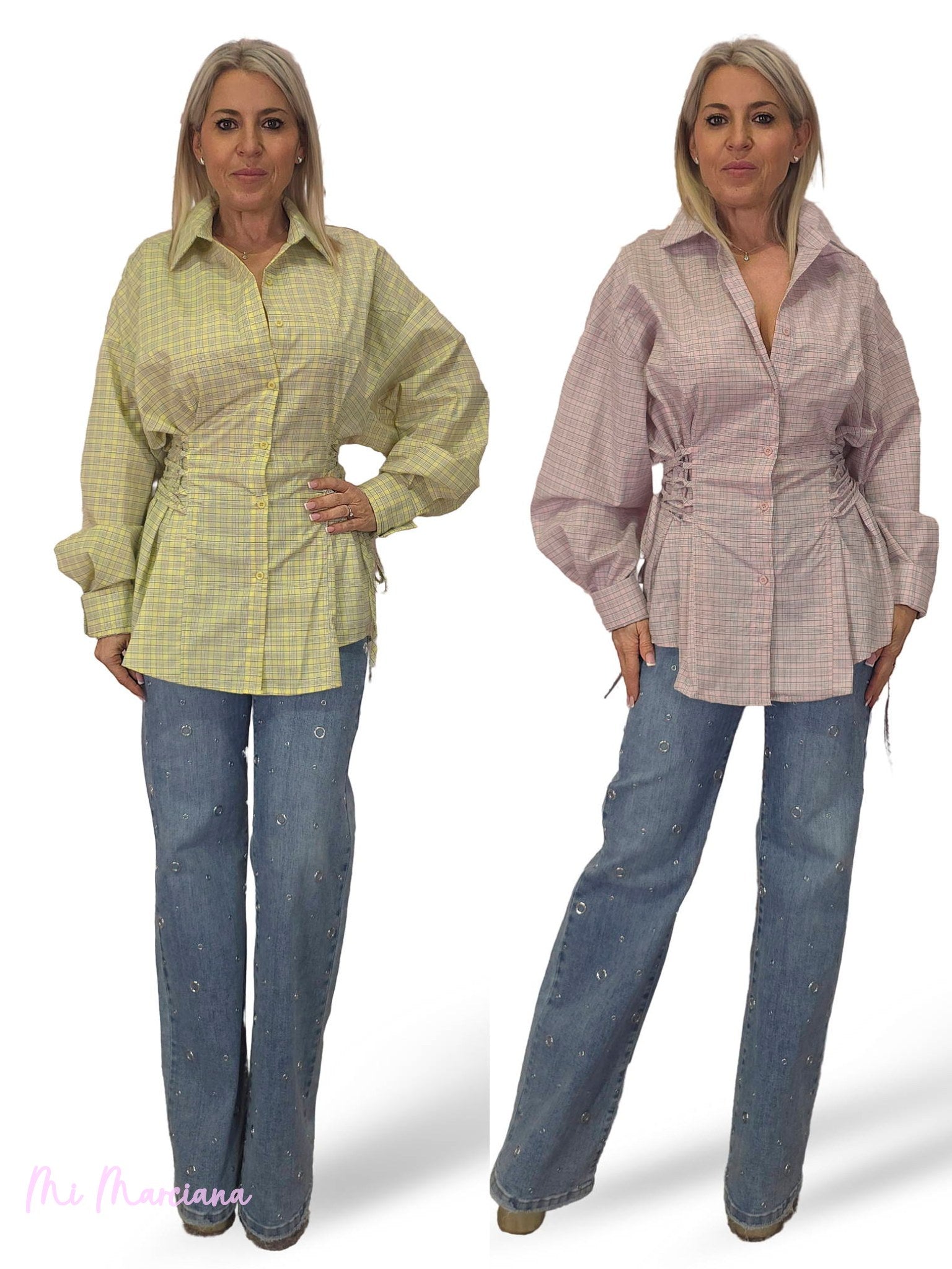 CAMISA CUADROS CORSET JOT