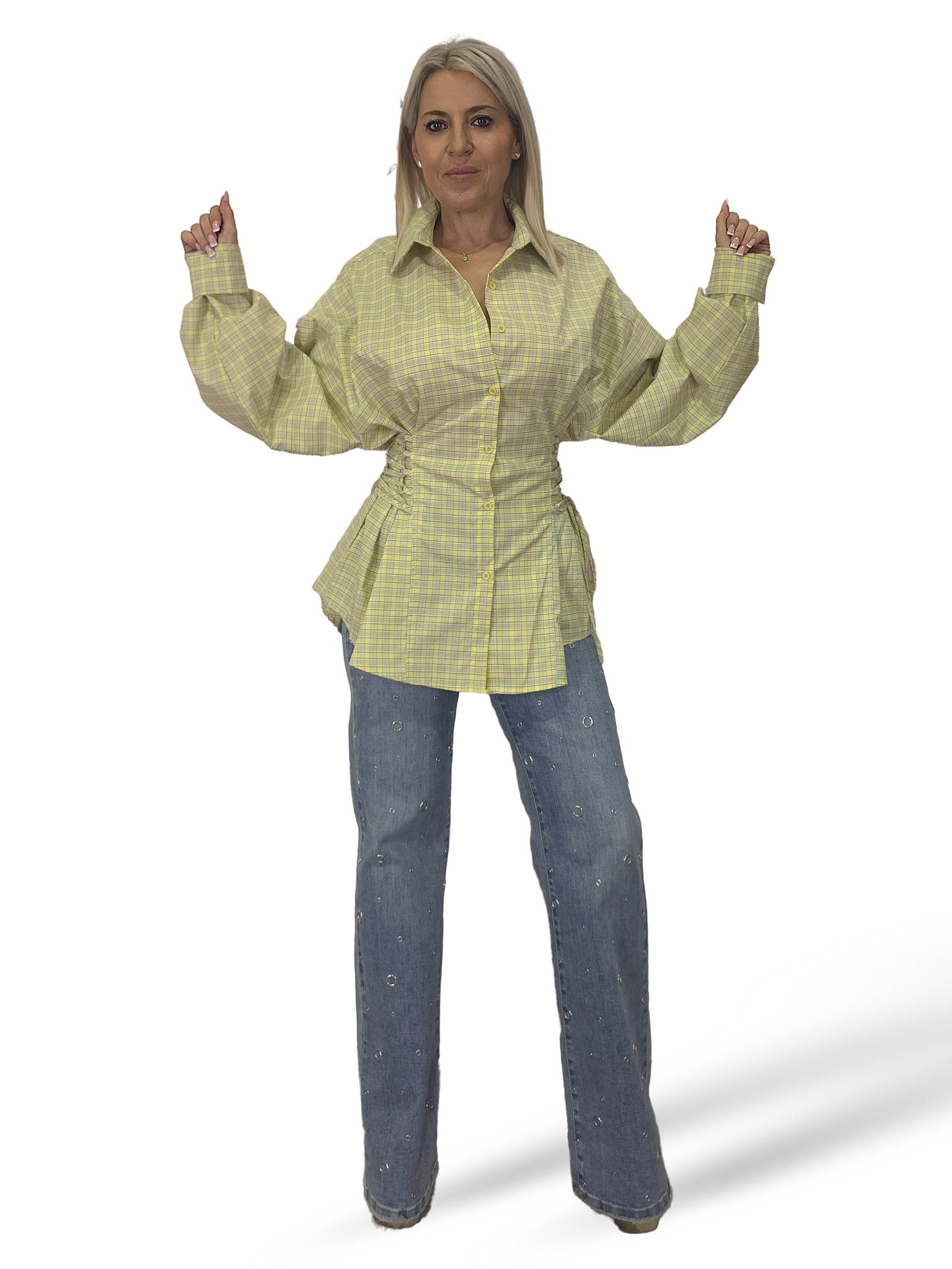 CAMISA CUADROS CORSET JOT