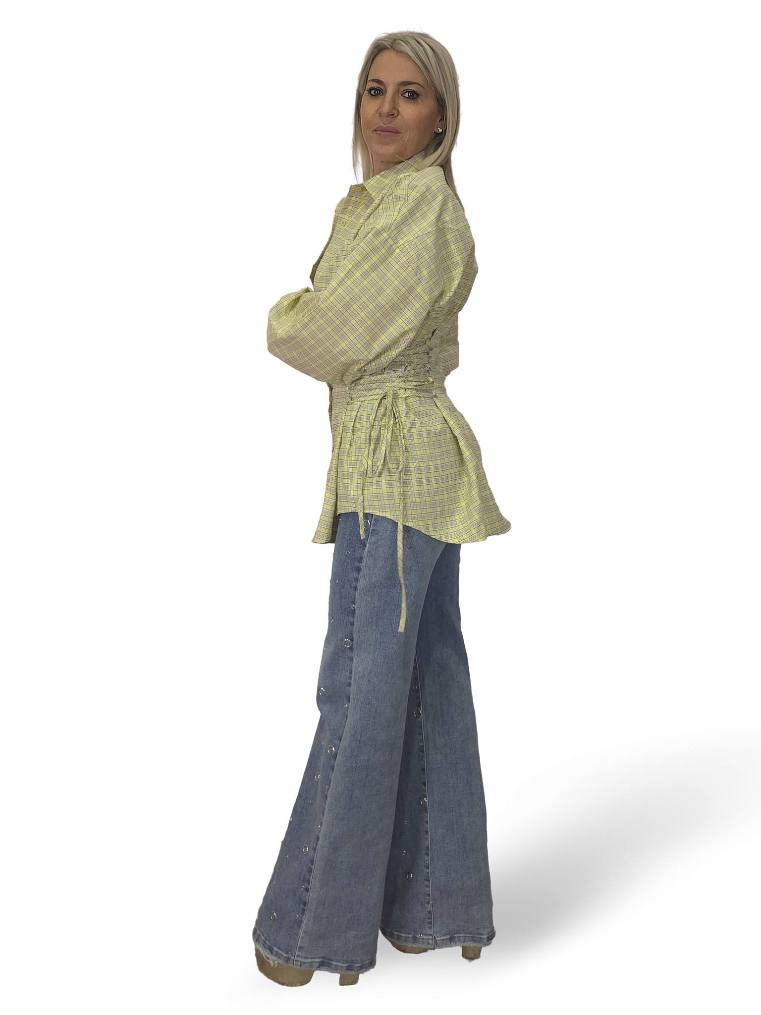 CAMISA CUADROS CORSET JOT