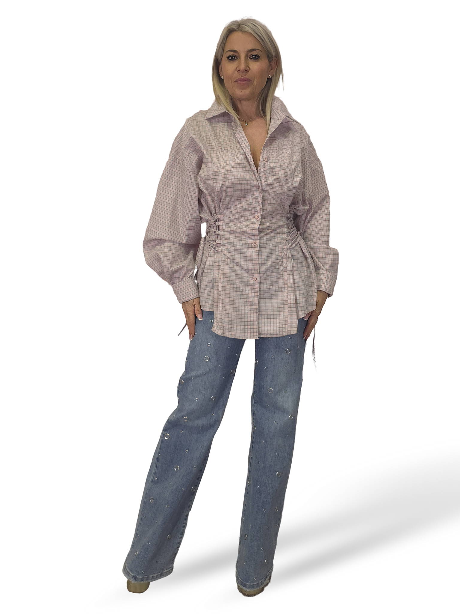 CAMISA CUADROS CORSET JOT