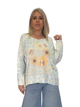 JERSEY PUNTO ANIMAL PRINT FLORES