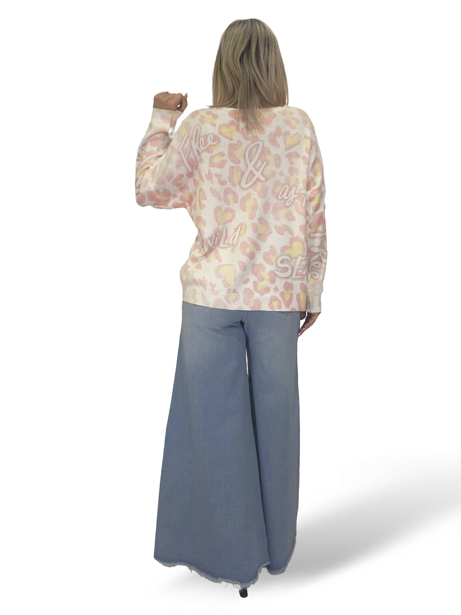 JERSEY PUNTO ANIMAL PRINT FLORES