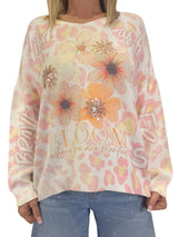 JERSEY PUNTO ANIMAL PRINT FLORES