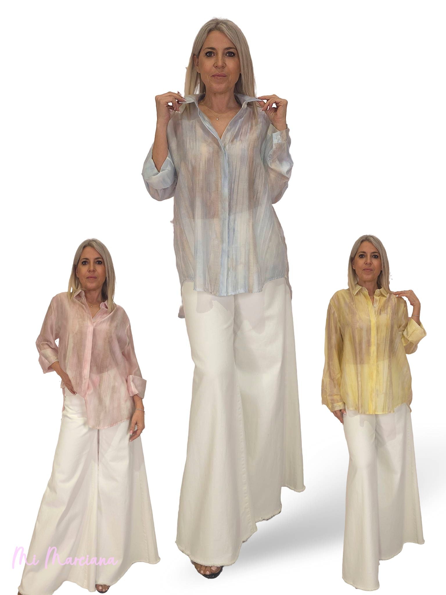 CAMISOLA GASA TENCEL ESTAMPADA JOT