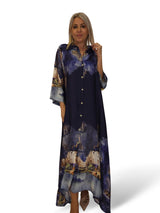 VESTIDO CAMISERO RASO ESTAMPADO JOT