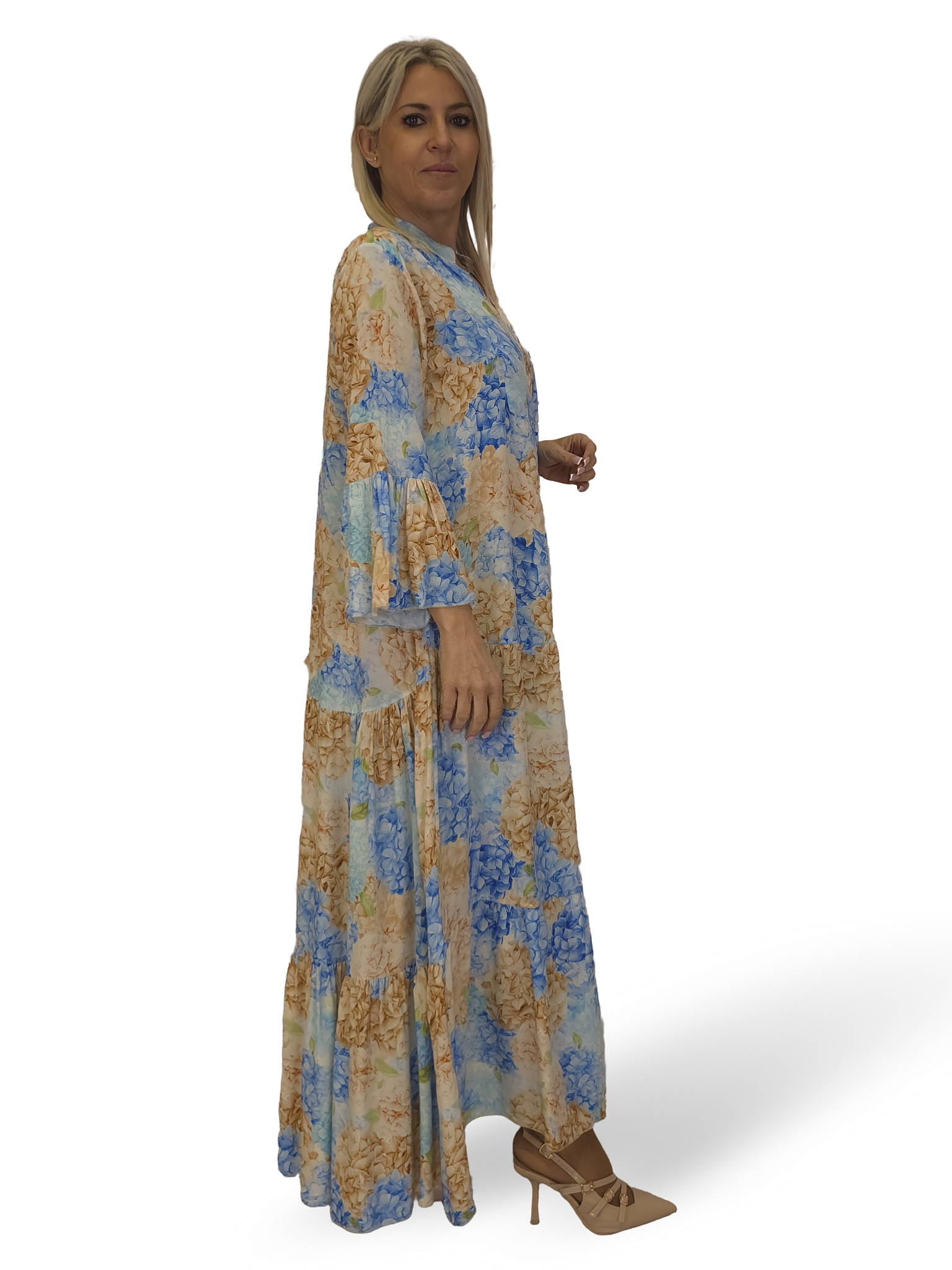 VESTIDO HORTENSIA LARGO JOT