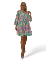 JOT KURZES HYDRANGENENKLEID