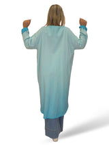 MAXI SUDADERA COMBINADA DENIM ASIMÉTRICA