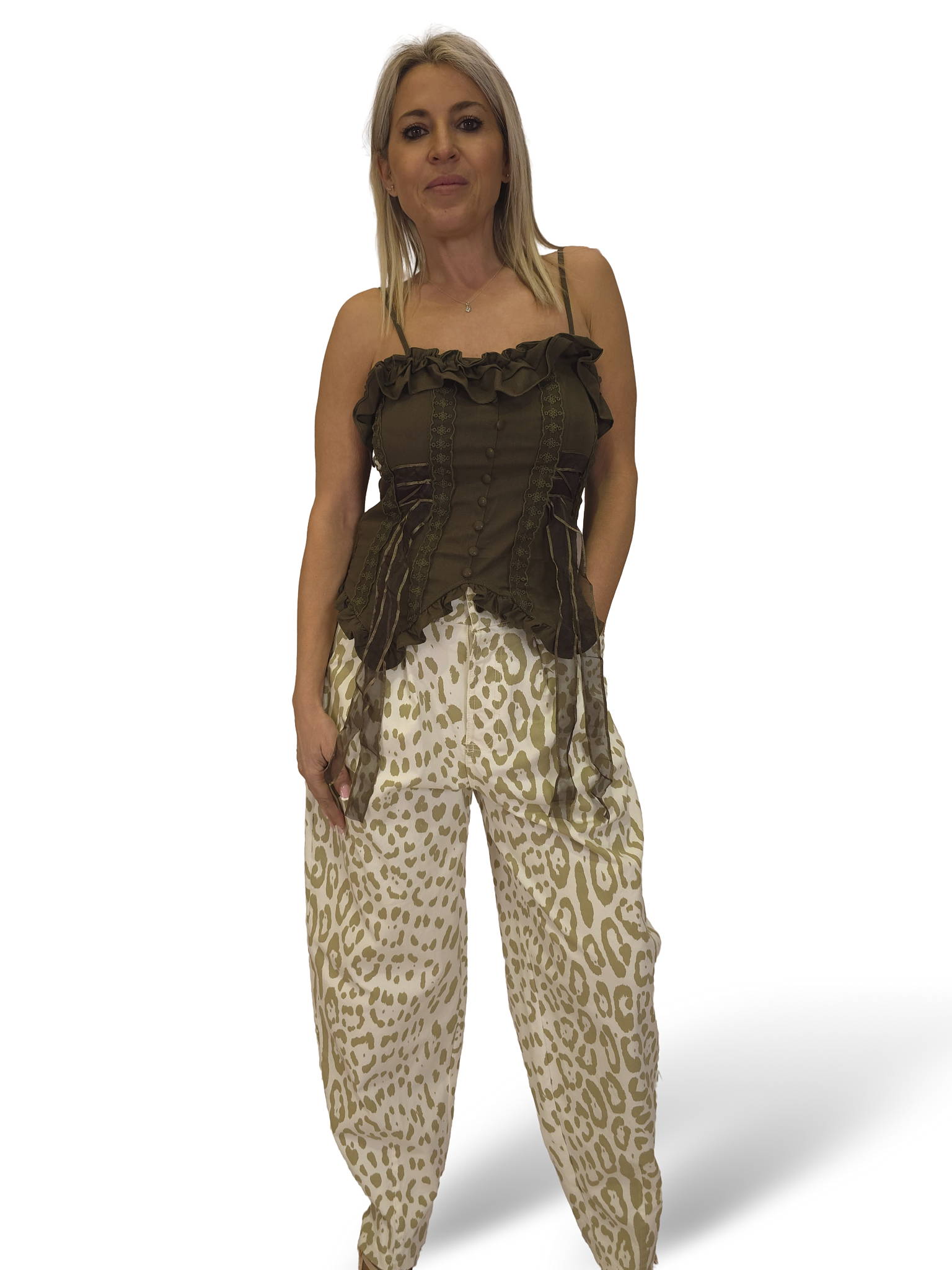 PANTALÓN LONETA BAGGY ANIMAL PRINT JOT