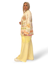 BLAZER JACQUARD CORAZÓN METALIZADO