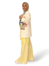 BLAZER JACQUARD SOLAPA AZUL