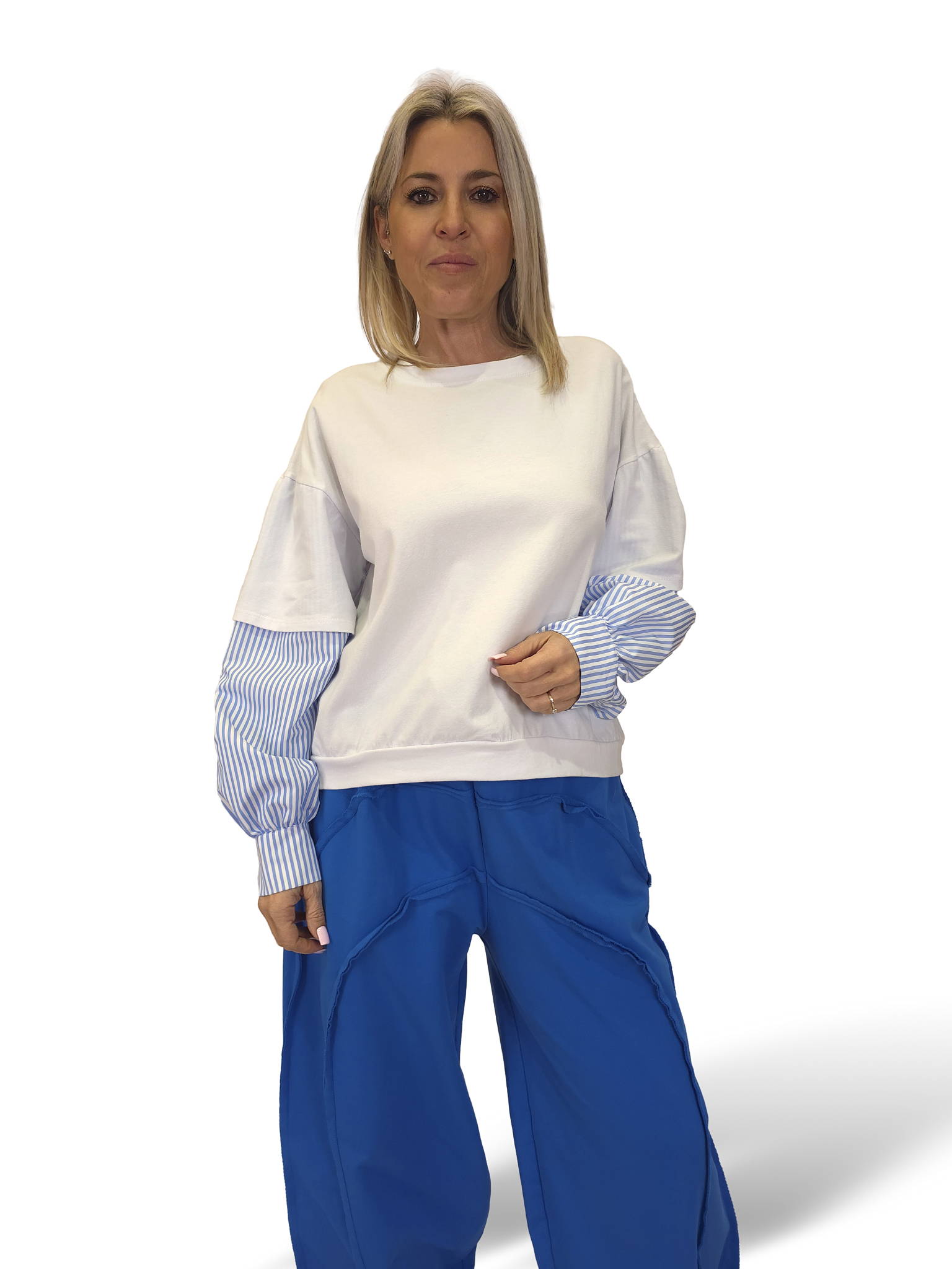 SUDADERA MANGAS CAMISA