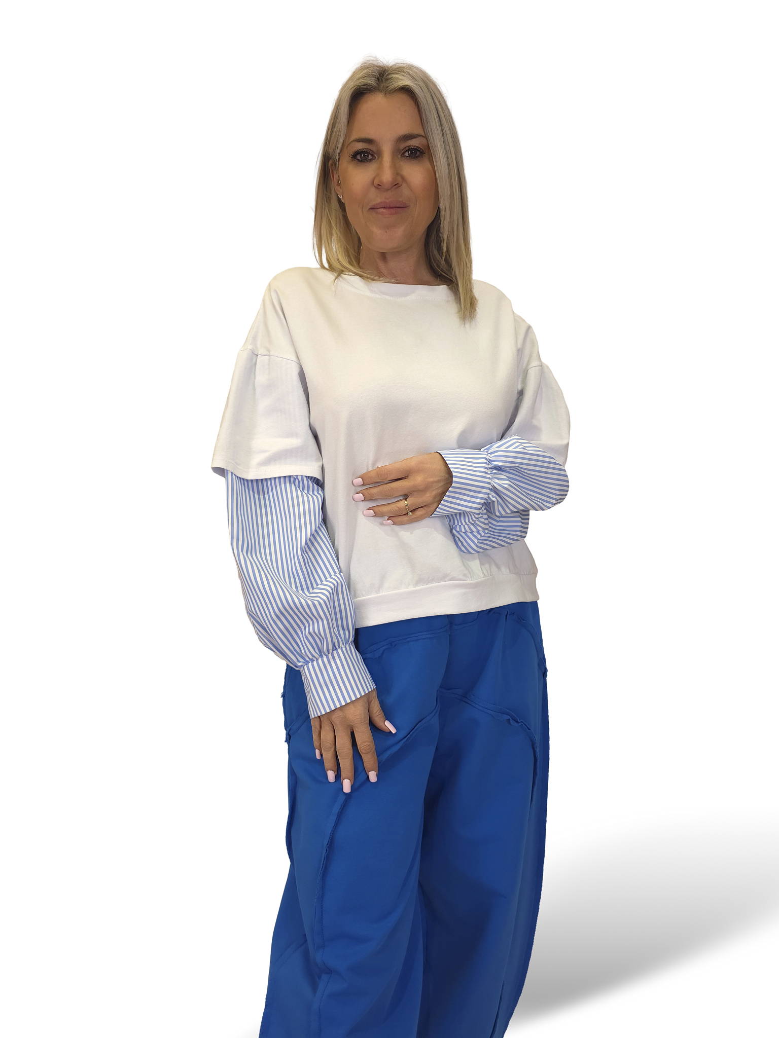 SUDADERA MANGAS CAMISA