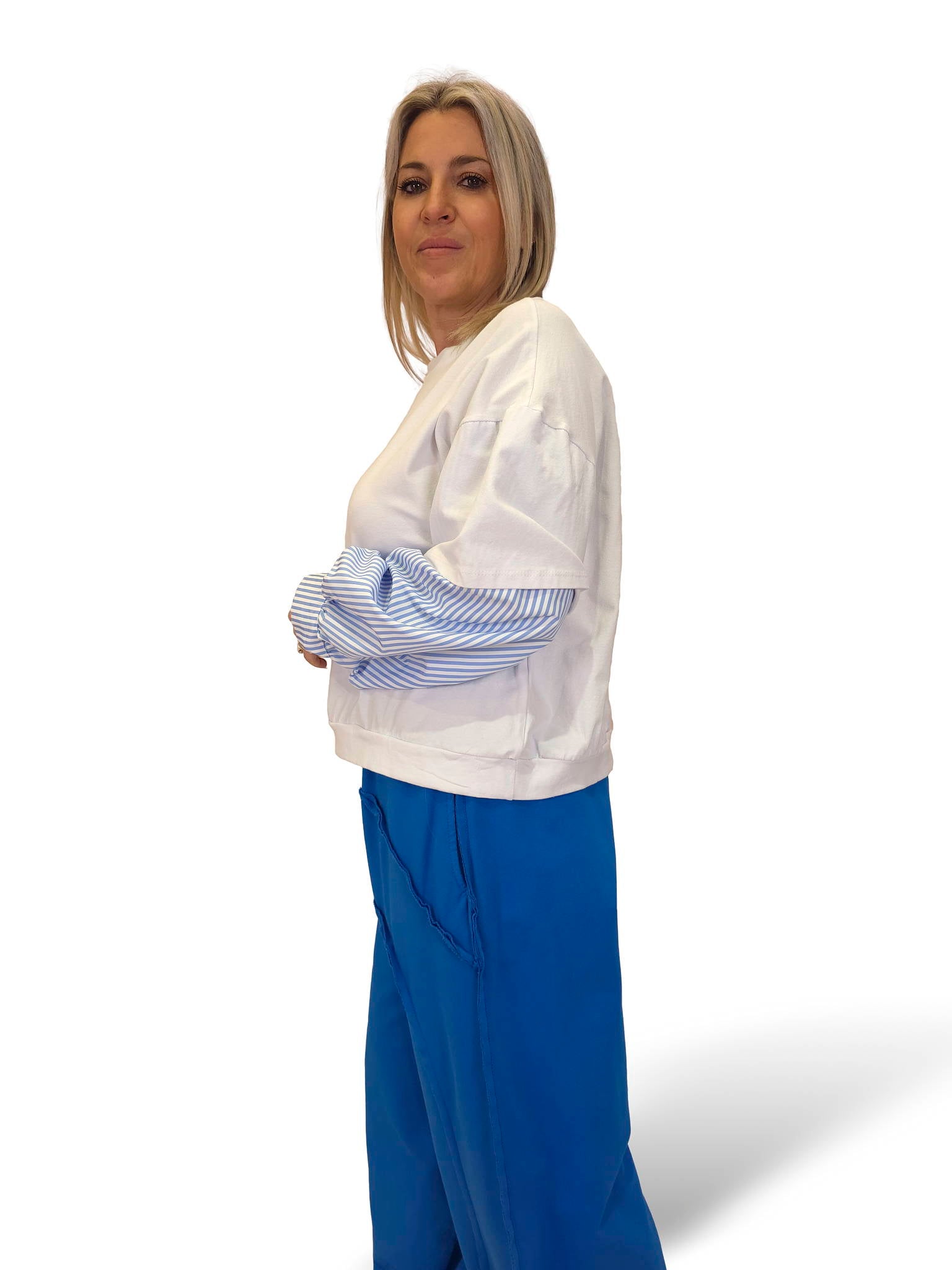 SUDADERA MANGAS CAMISA