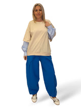 SUDADERA MANGAS CAMISA