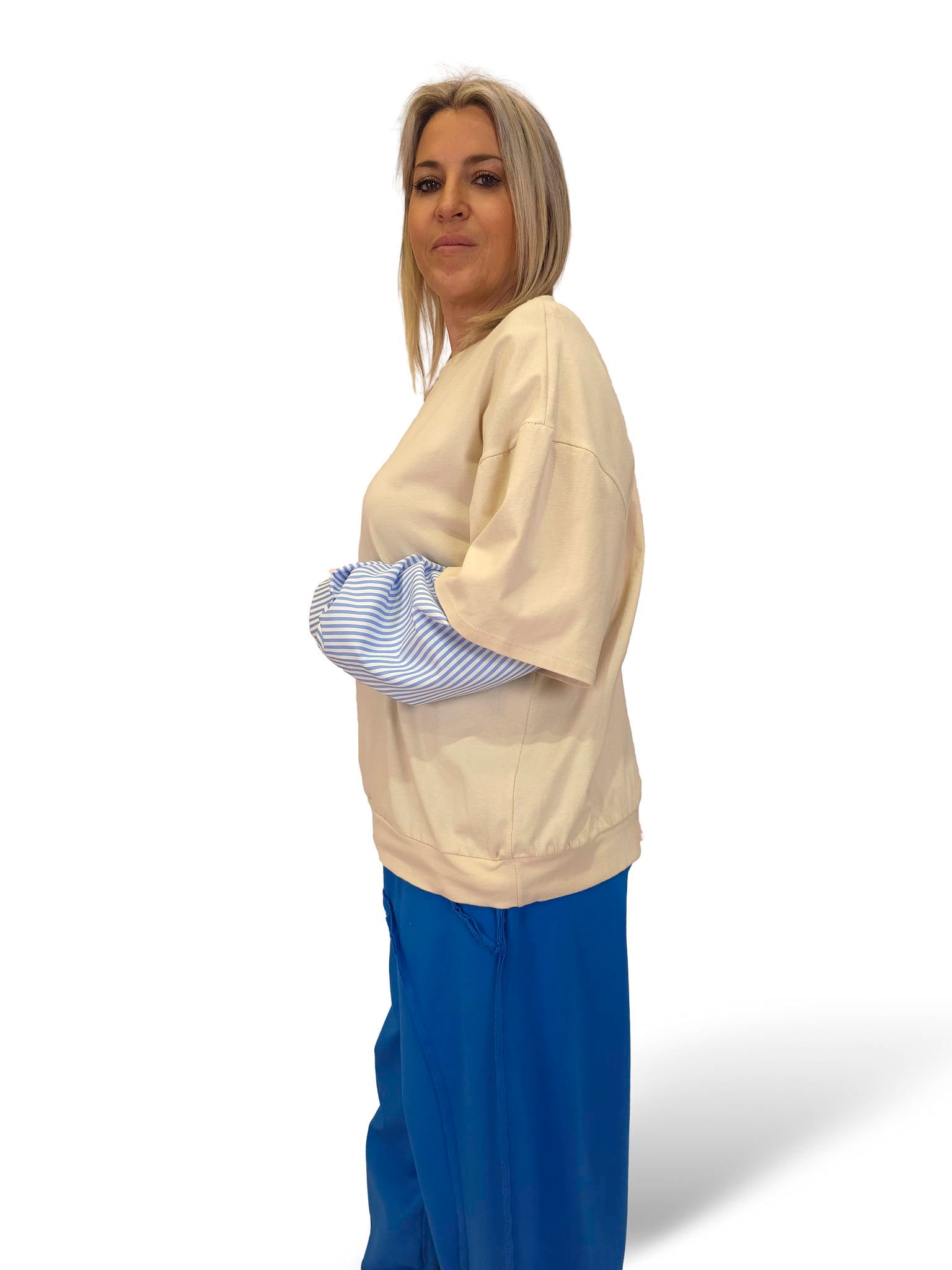 SUDADERA MANGAS CAMISA