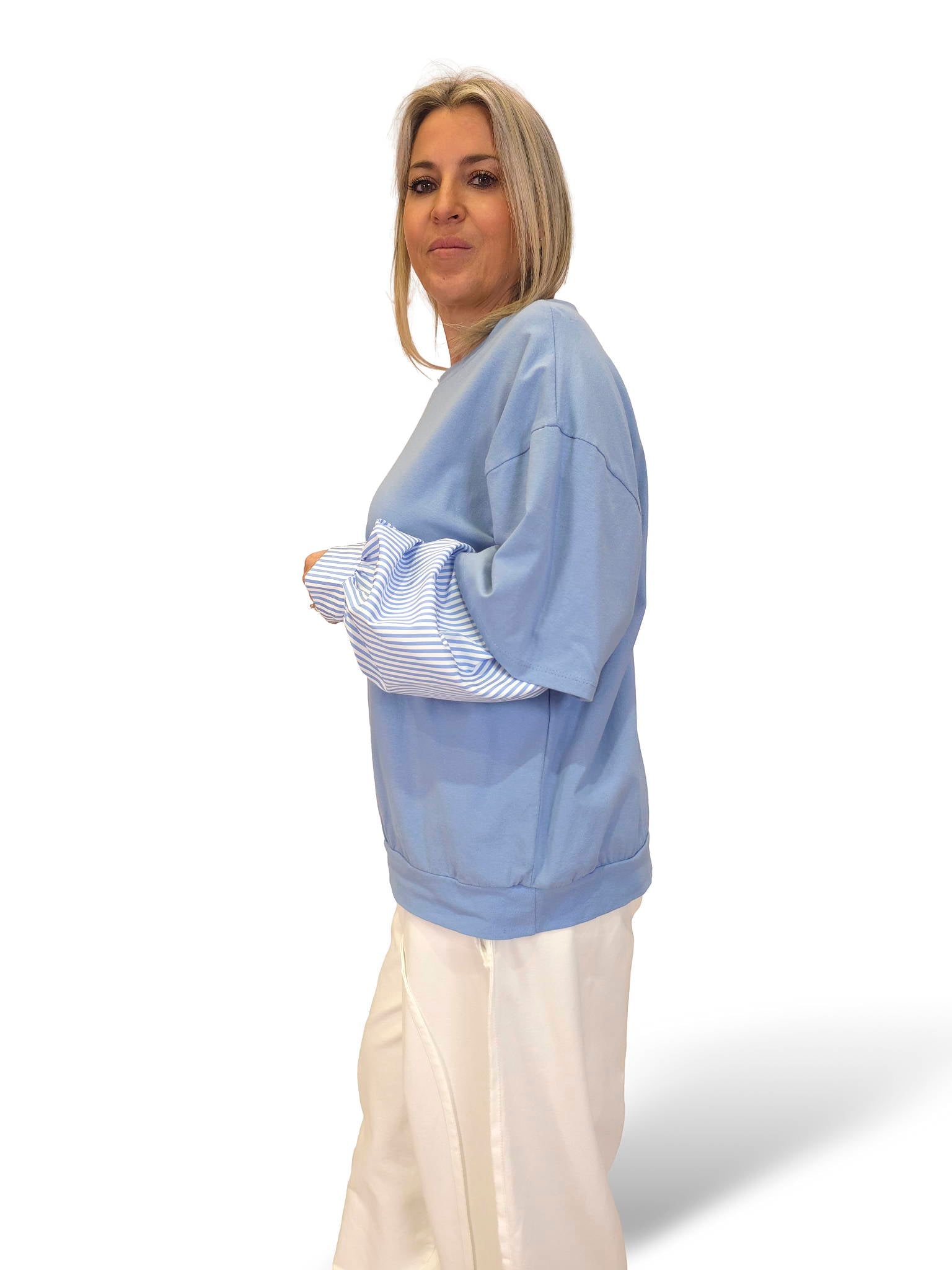 SUDADERA MANGAS CAMISA