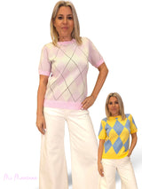 JERSEY MANGA CORTA ROMBOS