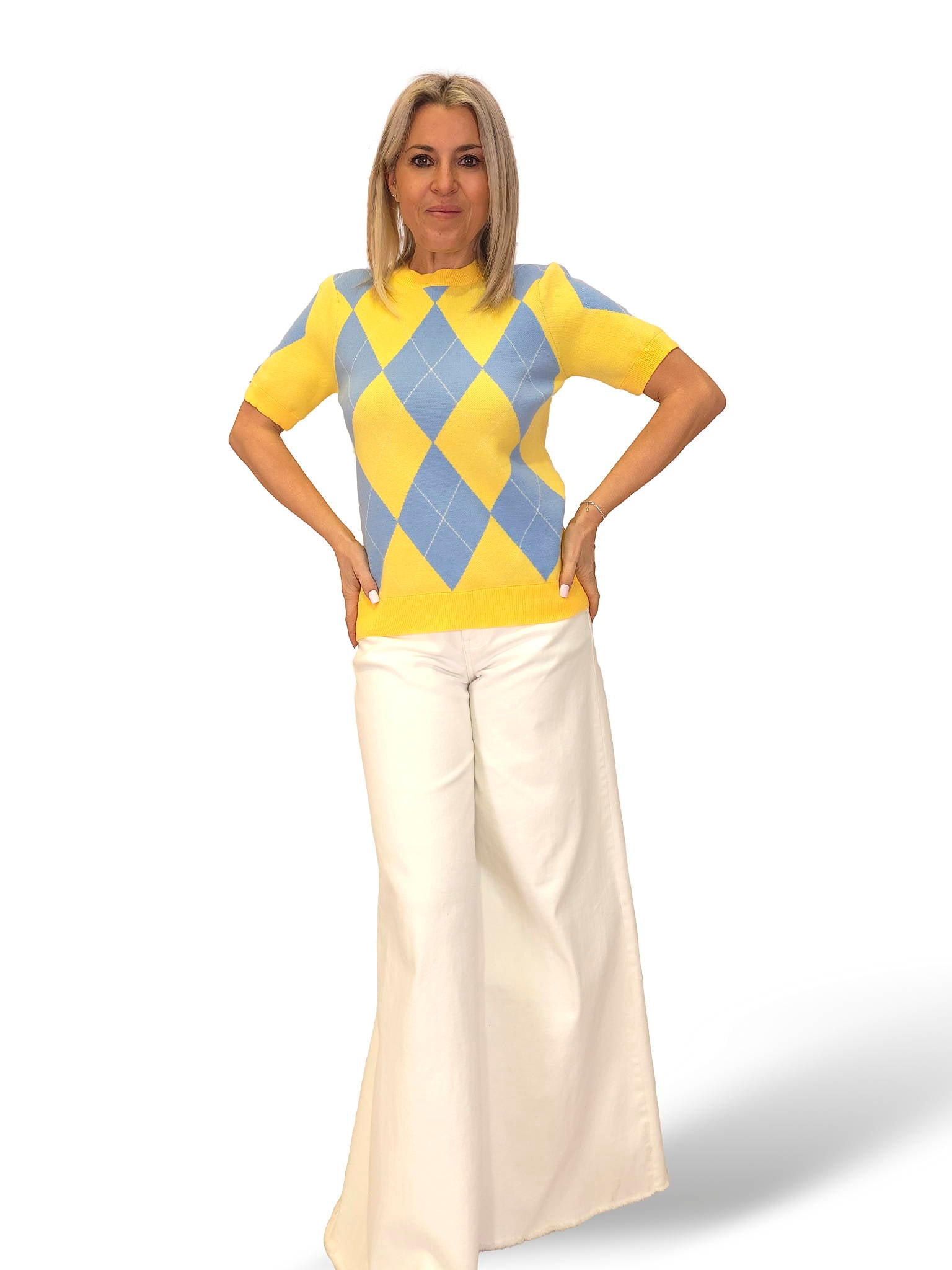 JERSEY MANGA CORTA ROMBOS