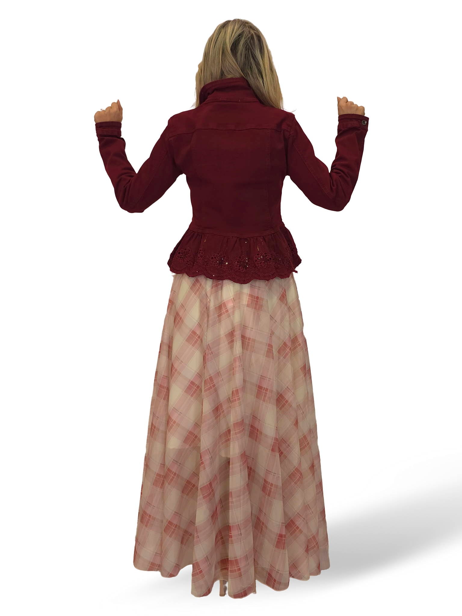 CHAQUETA DENIM BORDADO LENTEJUELAS JOT