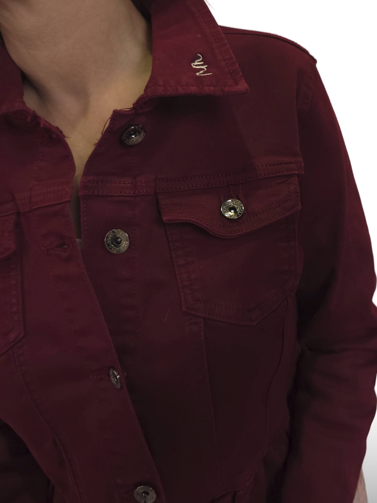 CHAQUETA DENIM BORDADO LENTEJUELAS JOT