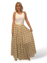 FALDA LARGA TUL CUADROS JOT