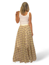 FALDA LARGA TUL CUADROS JOT