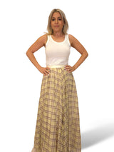 FALDA LARGA TUL CUADROS JOT