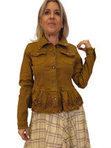 CHAQUETA DENIM BORDADO LENTEJUELAS JOT