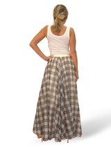 FALDA LARGA TUL CUADROS JOT