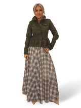 CHAQUETA DENIM BORDADO LENTEJUELAS JOT