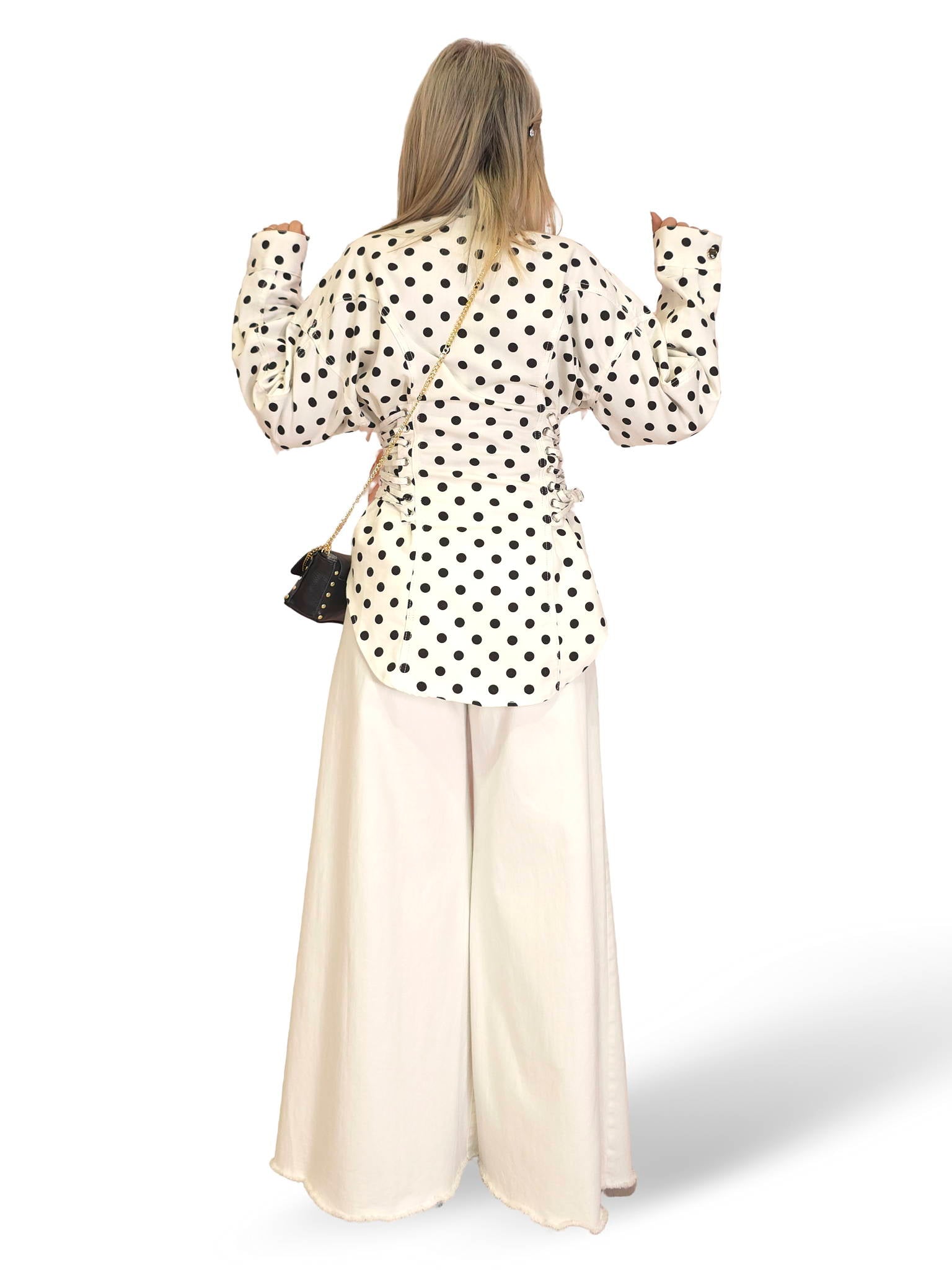 CHAQUETA DENIM CORSET LUNARES JOT