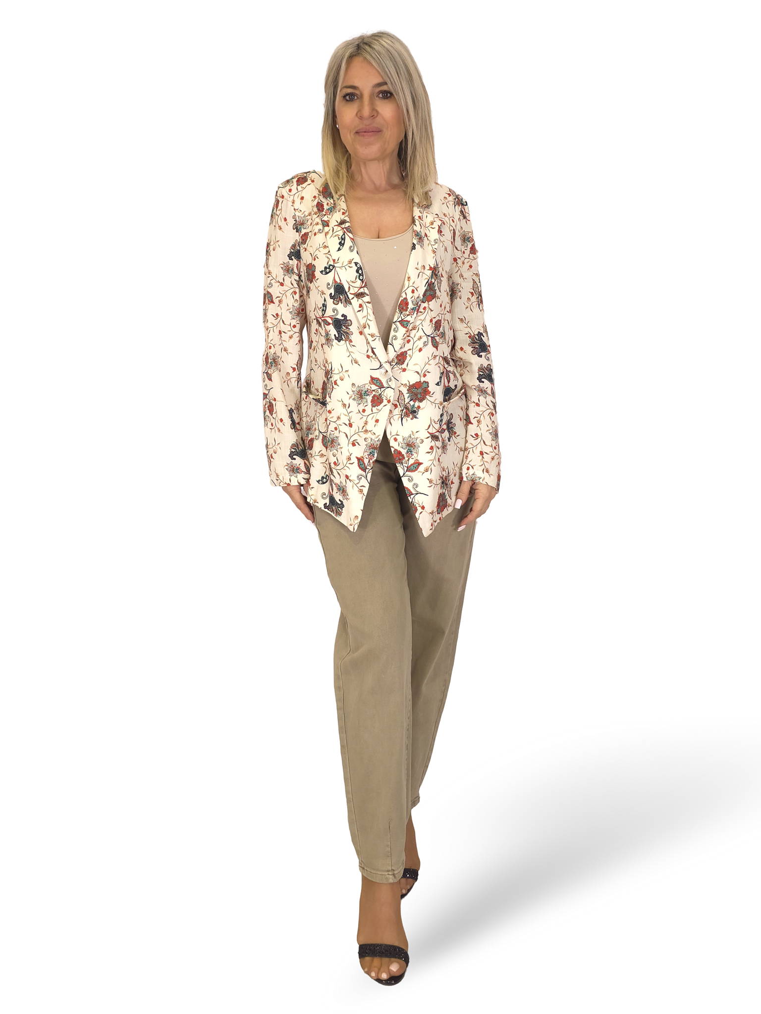 BLAZER FLUIDA ESTAMPADA JOT