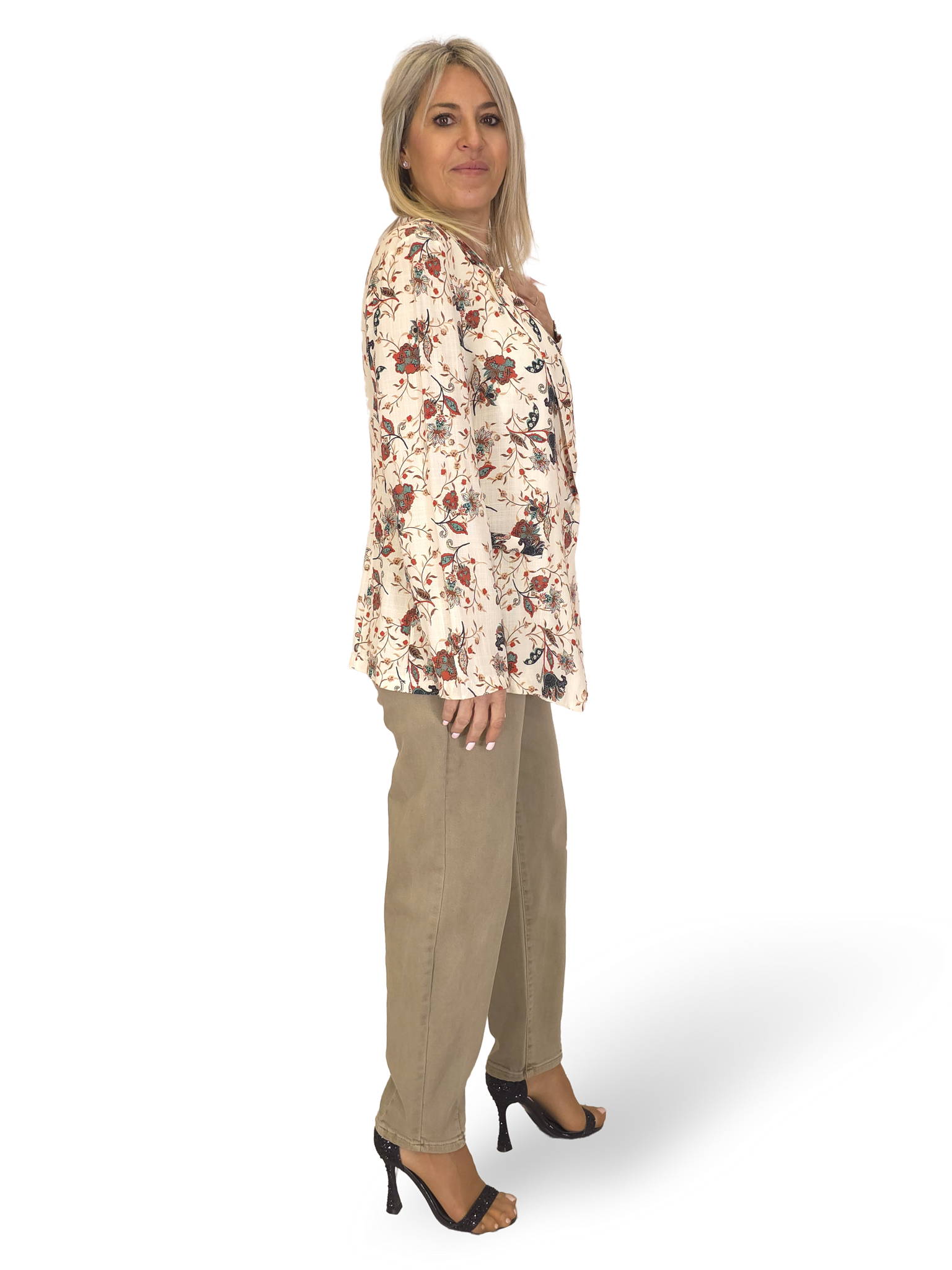 BLAZER FLUIDA ESTAMPADA JOT