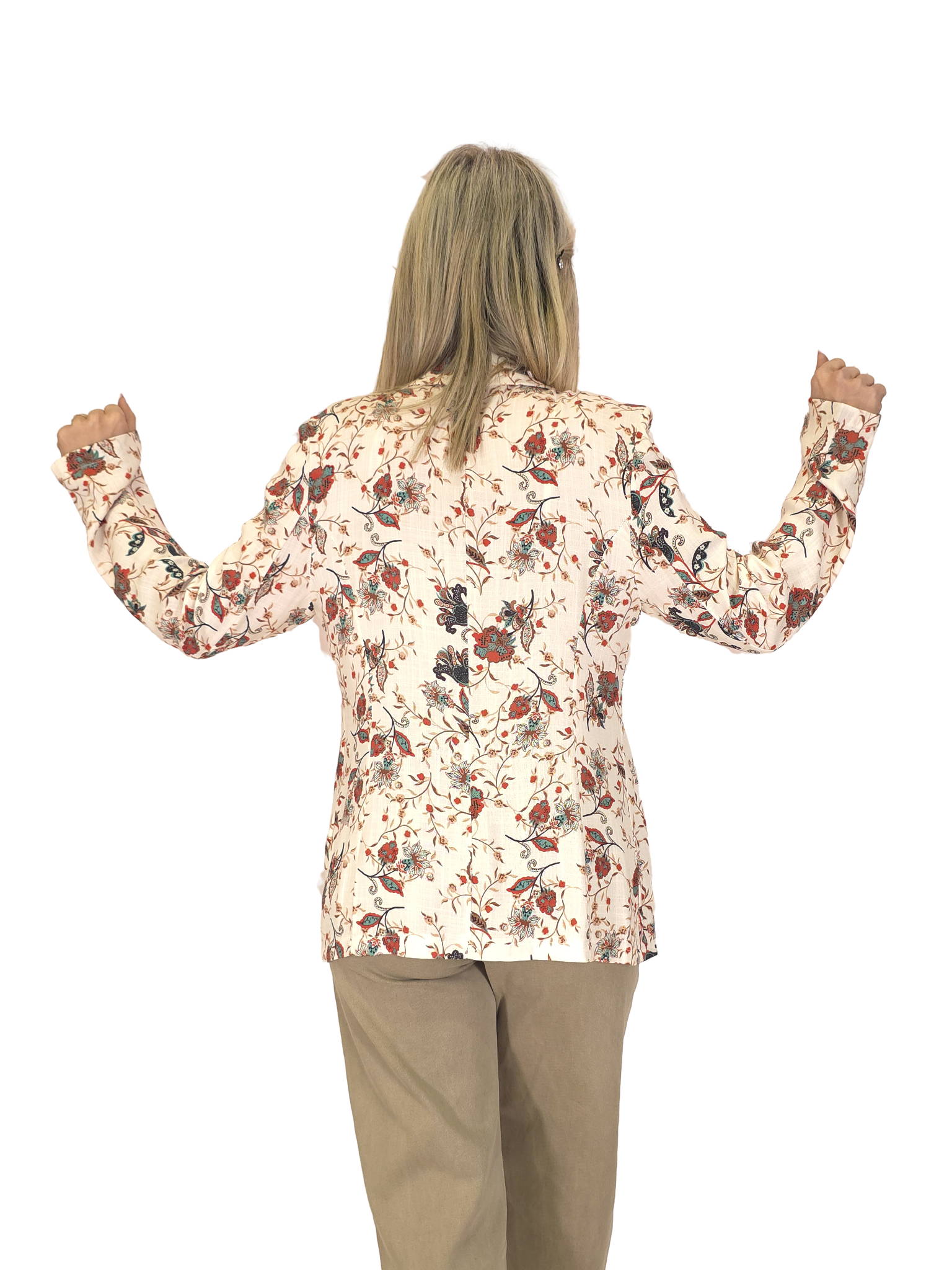 BLAZER FLUIDA ESTAMPADA JOT