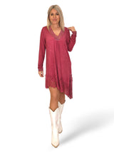 TOP/VESTIDO LENCERO MANGAS ASIMETRICO JOT