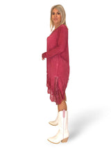 TOP/VESTIDO LENCERO MANGAS ASIMETRICO JOT